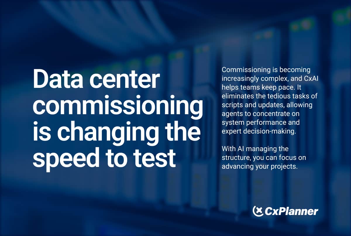 Data center commissioning and AI